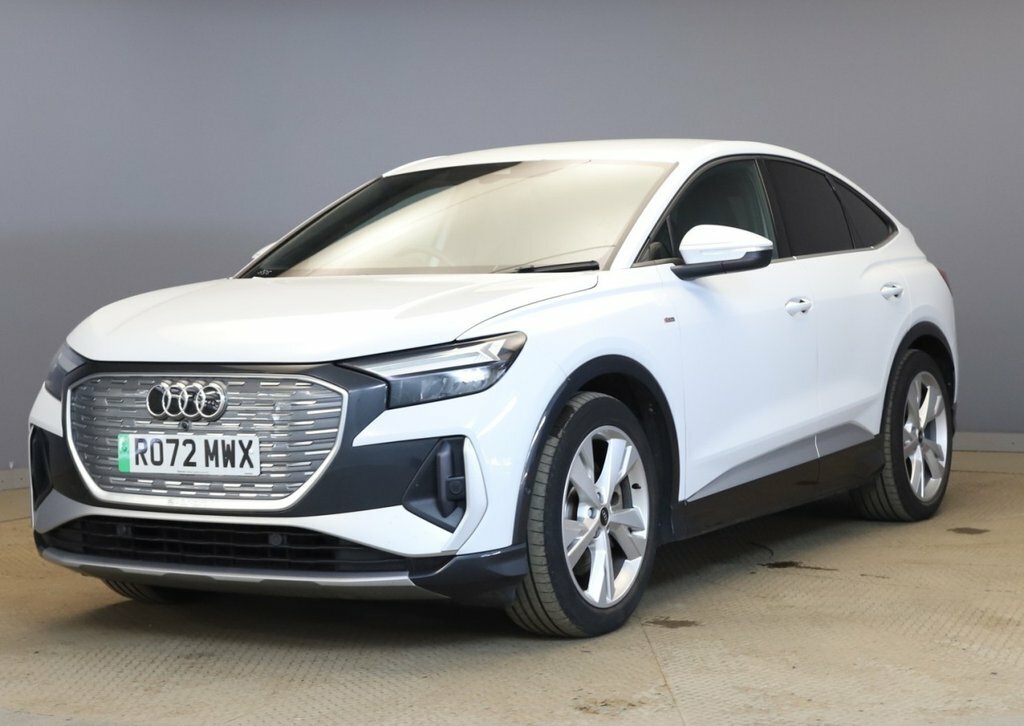 Audi Q4 E Tron Suv White #2