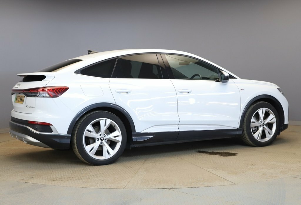 Audi Q4 E Tron Suv White #6