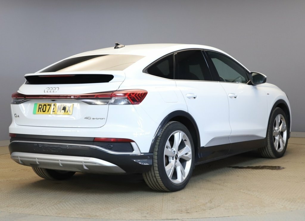 Audi Q4 E Tron Suv White #5