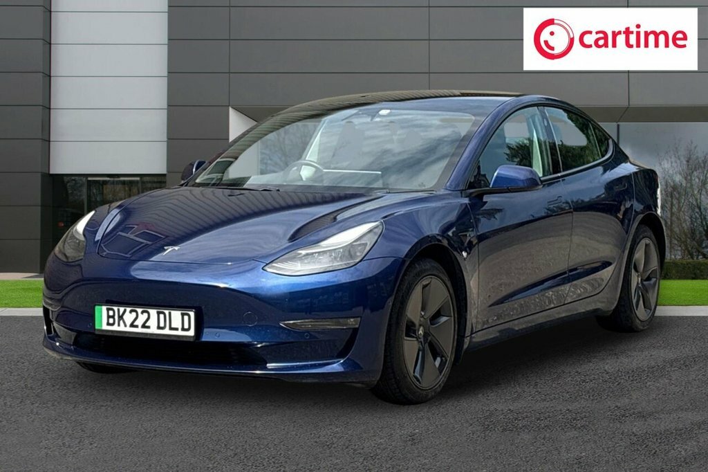 Tesla Model 3 Saloon Blue #6