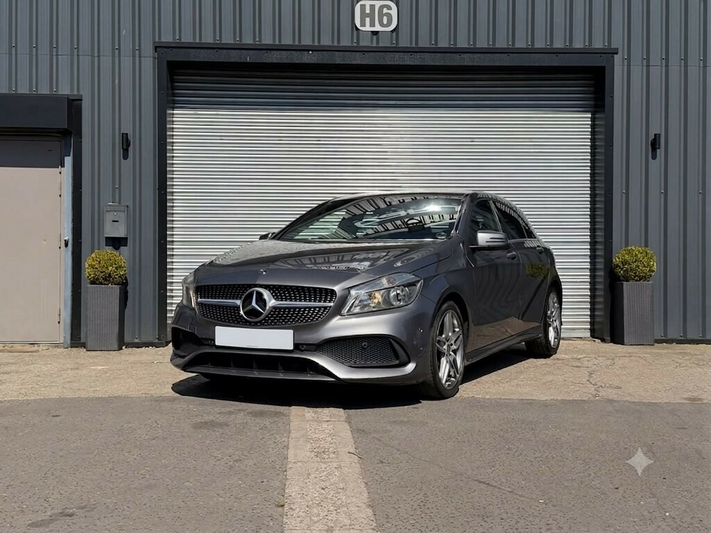 Mercedes-Benz A Class Hatchback 1.5 A180d Amg Line 2017 DK67ONR Grey #2