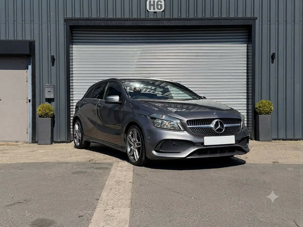 Mercedes-Benz A Class Hatchback 1.5 A180d Amg Line 2017 DK67ONR Grey #4