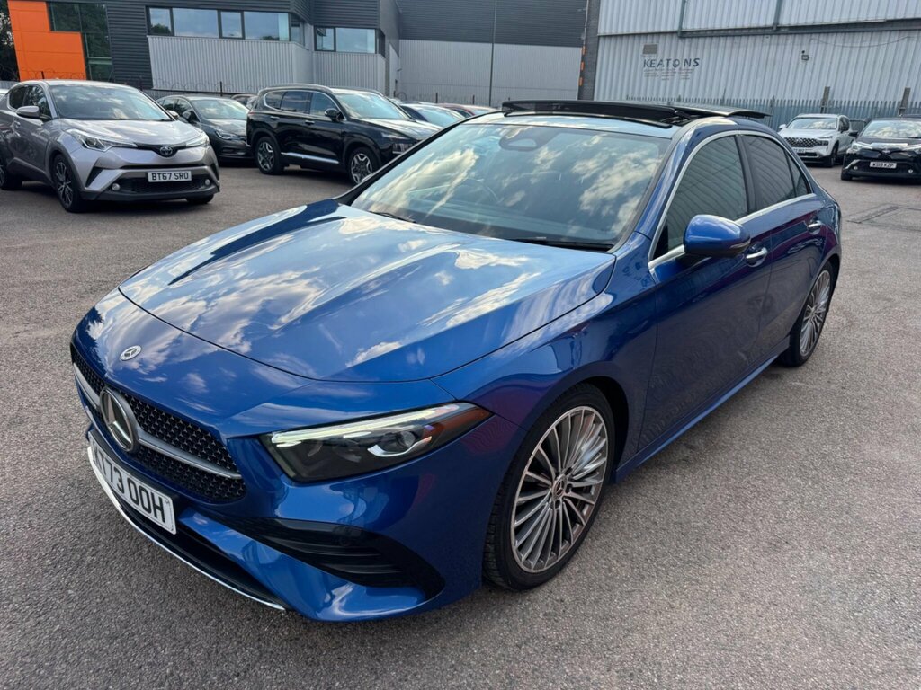 Mercedes-Benz A Class 1.3 A200h Mhev Amg Line Premium Plus 7G-dct Euro KT73OOH Blue #2