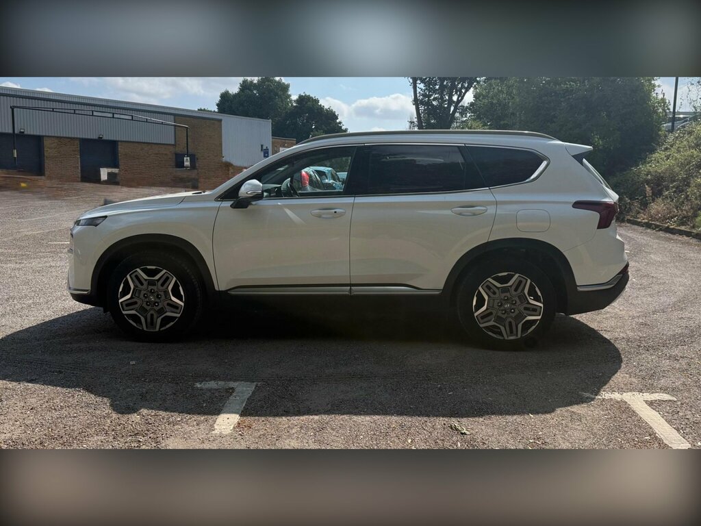 Hyundai Santa Fe 1.6 T-gdi 13.8Kwh Premium 4Wd Euro 6 Ss VO23XVZ White #5