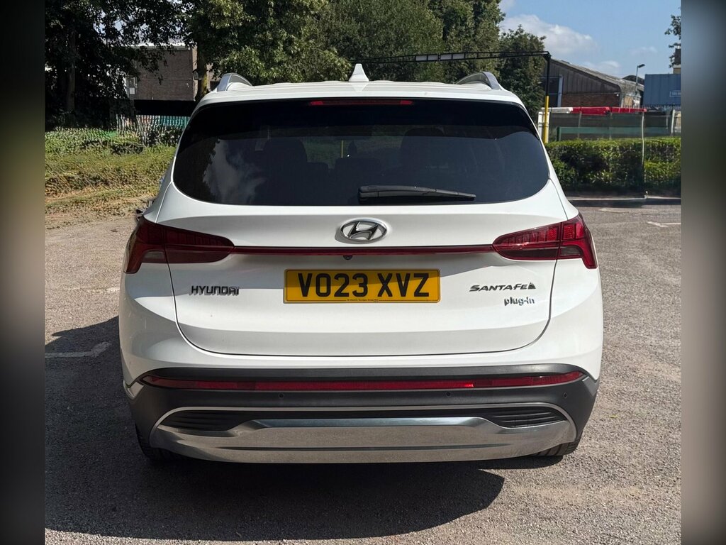 Hyundai Santa Fe 1.6 T-gdi 13.8Kwh Premium 4Wd Euro 6 Ss VO23XVZ White #6