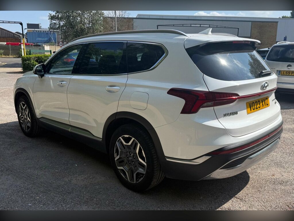 Hyundai Santa Fe 1.6 T-gdi 13.8Kwh Premium 4Wd Euro 6 Ss VO23XVZ White #4