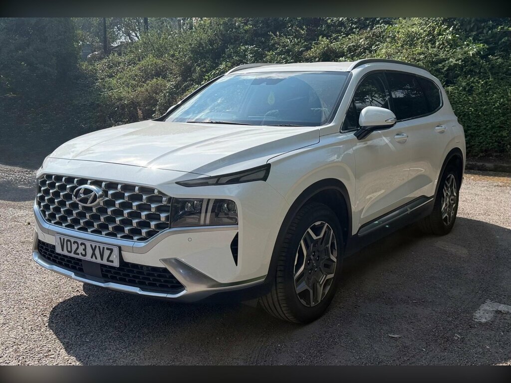 Hyundai Santa Fe 1.6 T-gdi 13.8Kwh Premium 4Wd Euro 6 Ss VO23XVZ White #3