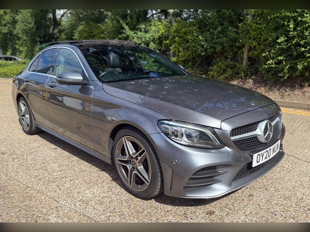 Mercedes-Benz C Class 2.0 C300d Amg Line Edition Premium Plus G-tronic Grey
