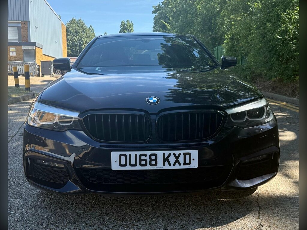 BMW 5 Series 2.0 530E 9.2Kwh M Sport Euro 6 Ss OU68KXD Black #2