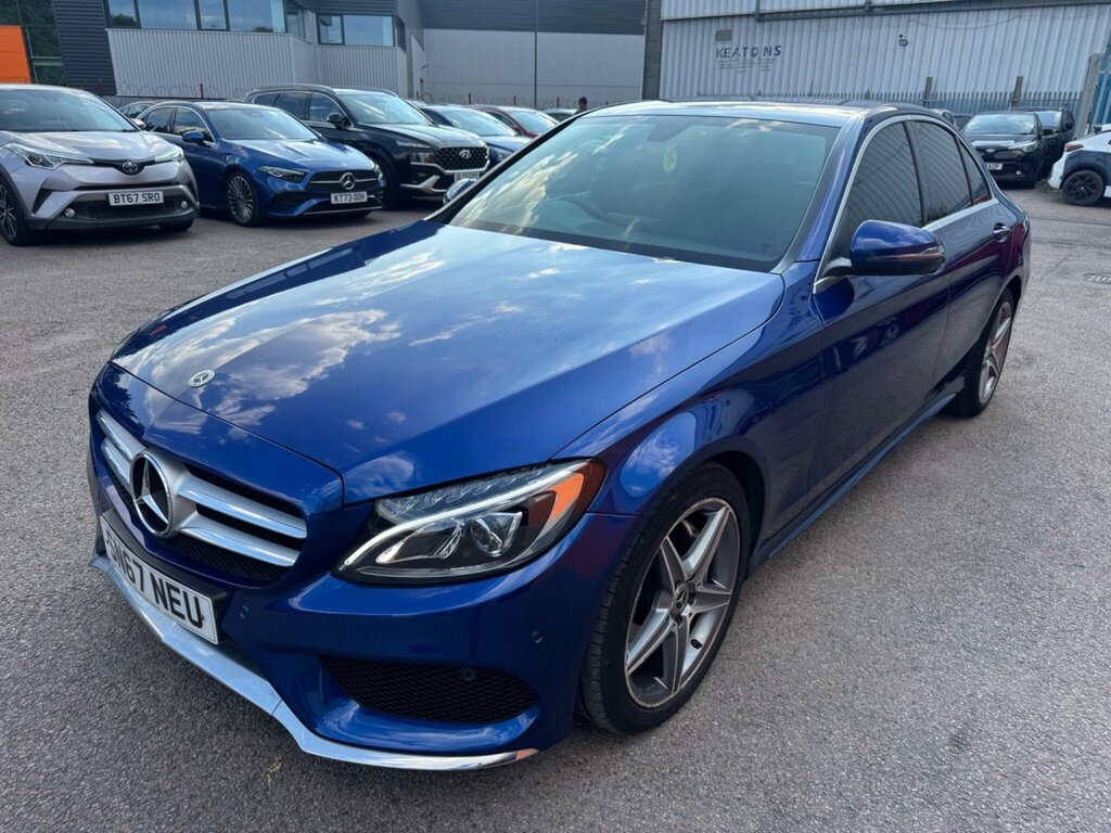 Mercedes-Benz C Class 2.1 C220d Amg Line G-tronic Euro 6 Ss Blue #2