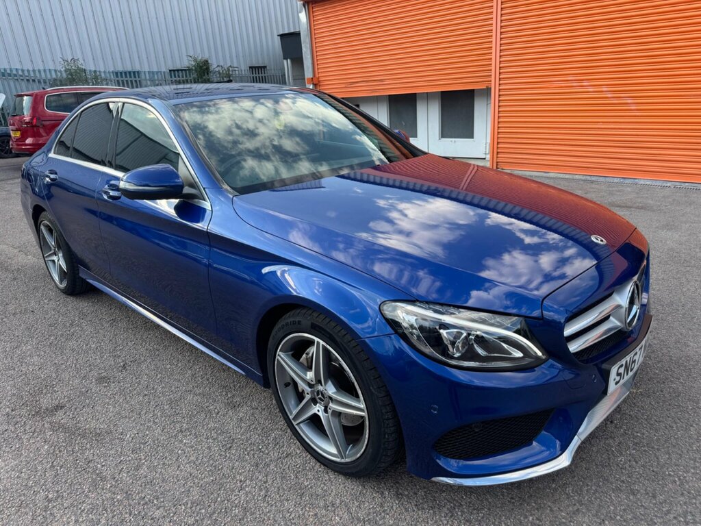 Mercedes-Benz C Class 2.1 C220d Amg Line G-tronic Euro 6 Ss Blue