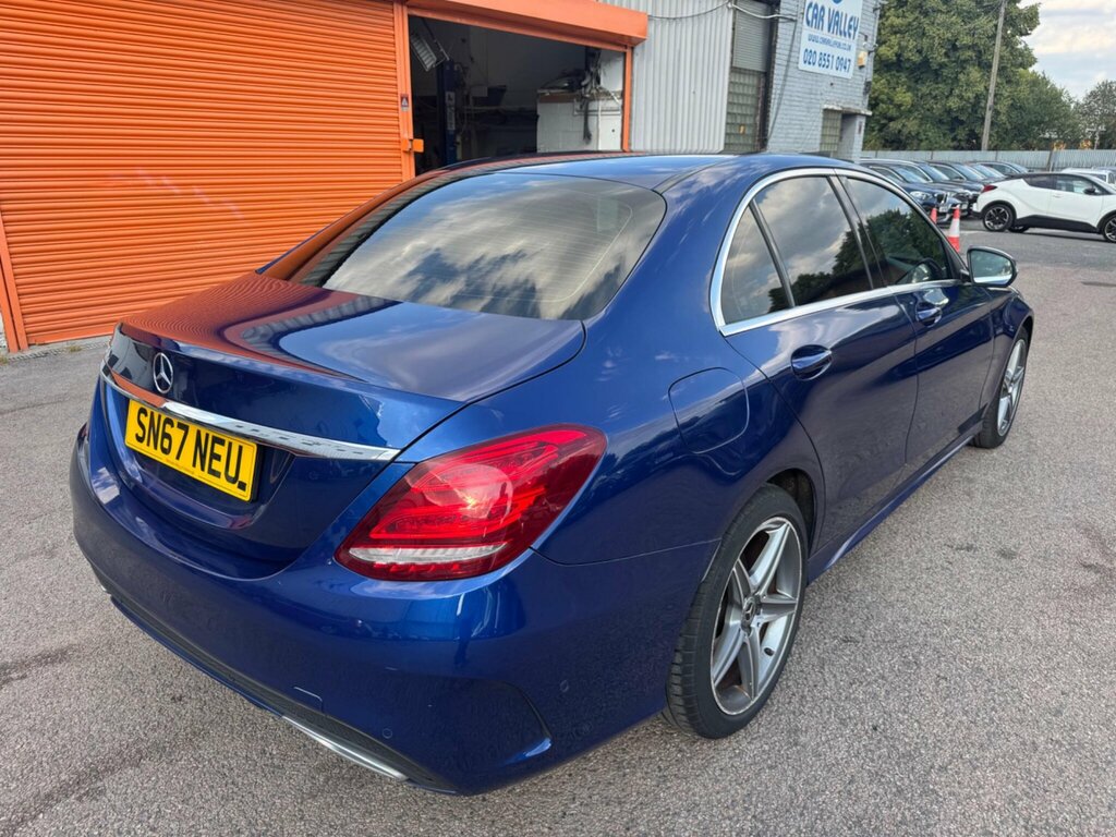Mercedes-Benz C Class 2.1 C220d Amg Line G-tronic Euro 6 Ss Blue #3