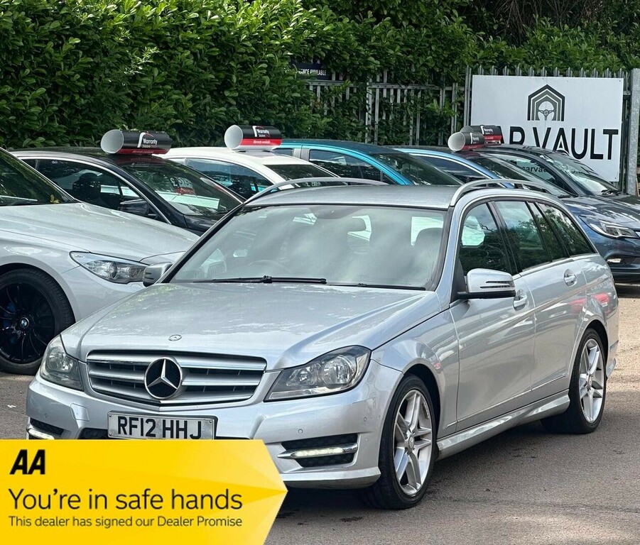 Mercedes-Benz C Class Estate 2.1 C220 Cdi Blueefficiency Amg Sport G-tro Silver