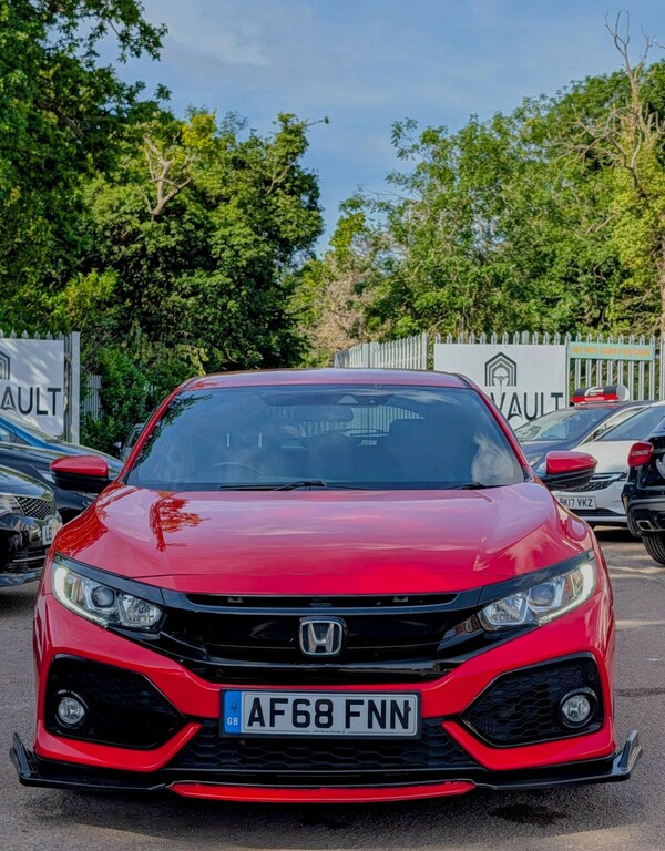 Honda Civic 1.6 I-dtec Sr Euro 6 Ss Red #3
