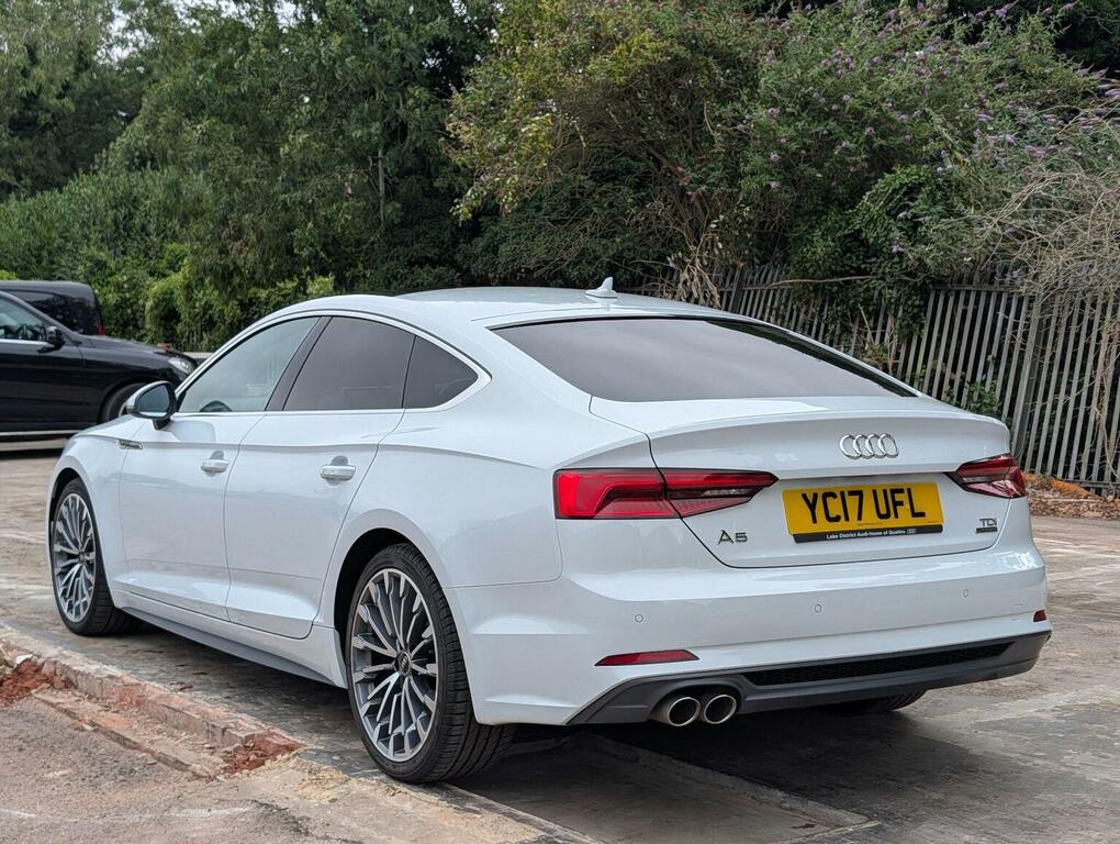 Audi A5 2.0 Tdi S Line Sportback S Tronic Quattro Euro 6 White #6