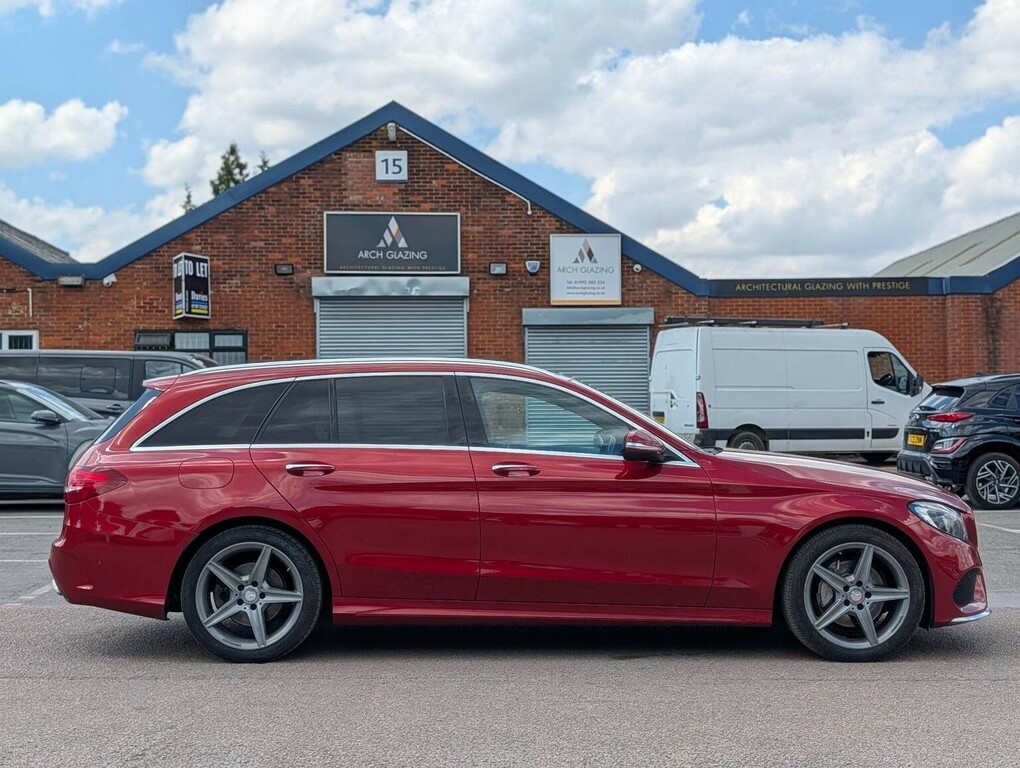 Mercedes-Benz C Class 2.1 C220 Bluetec Amg Line G-tronic Euro 6 Ss 5 Red #3