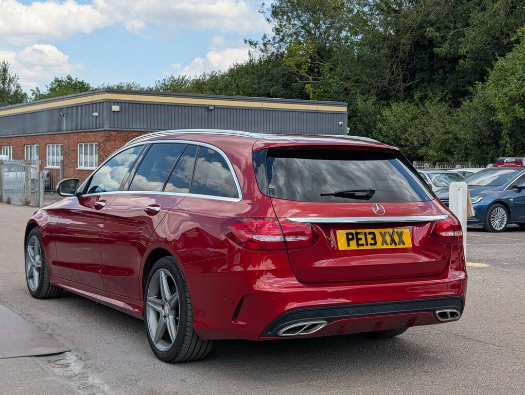 Mercedes-Benz C Class 2.1 C220 Bluetec Amg Line G-tronic Euro 6 Ss 5 Red #4