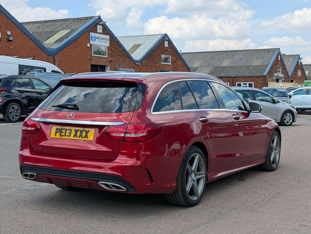 Mercedes-Benz C Class 2.1 C220 Bluetec Amg Line G-tronic Euro 6 Ss 5 Red #6