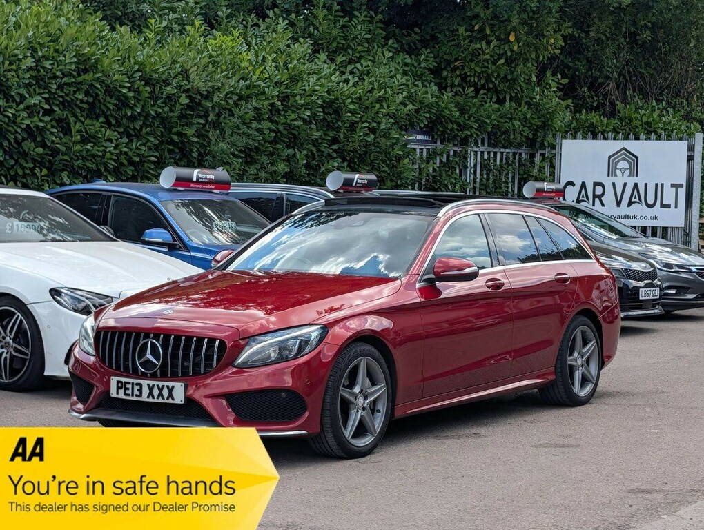 Mercedes-Benz C Class 2.1 C220 Bluetec Amg Line G-tronic Euro 6 Ss 5 Red