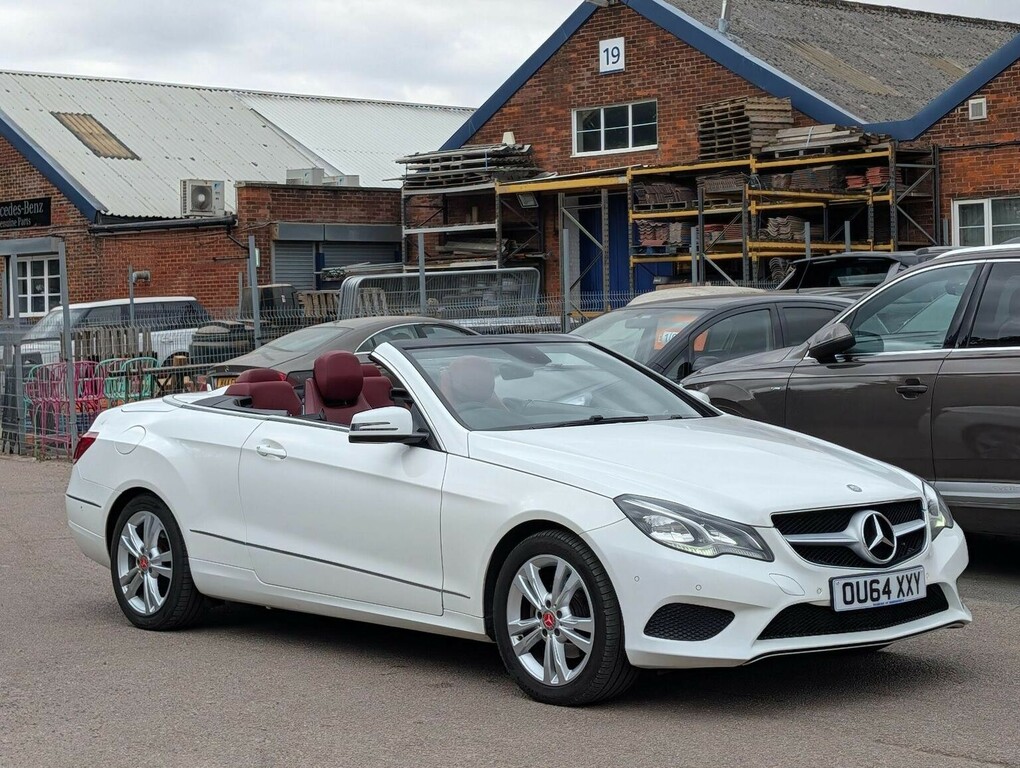 Mercedes-Benz E Class 2.1 E220 Cdi Se Cabriolet G-tronic Euro 5 Ss 2 White #5