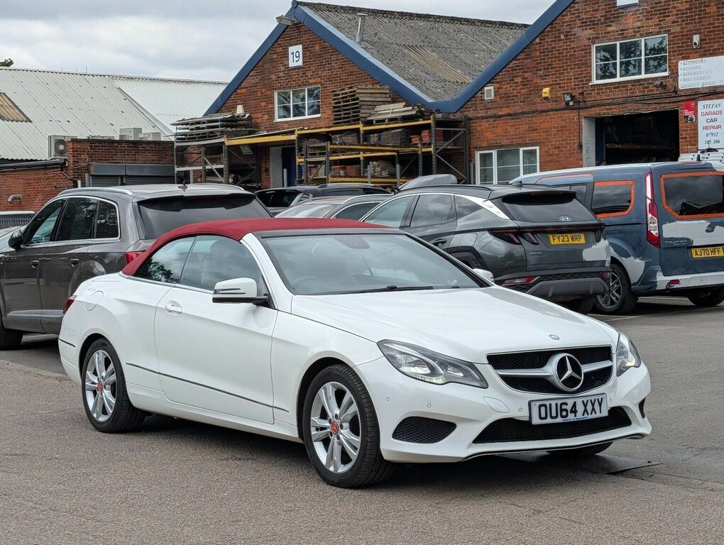 Mercedes-Benz E Class 2.1 E220 Cdi Se Cabriolet G-tronic Euro 5 Ss 2 White #4
