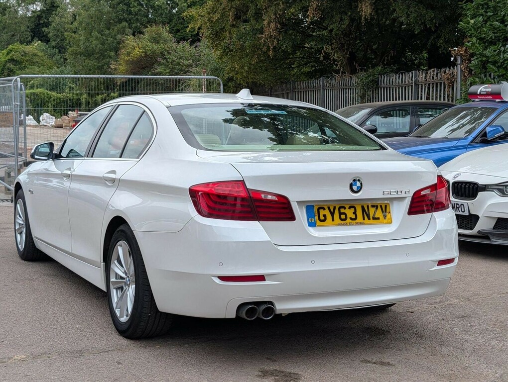 BMW 5 Series 2.0 520D Se Euro 6 Ss White #6