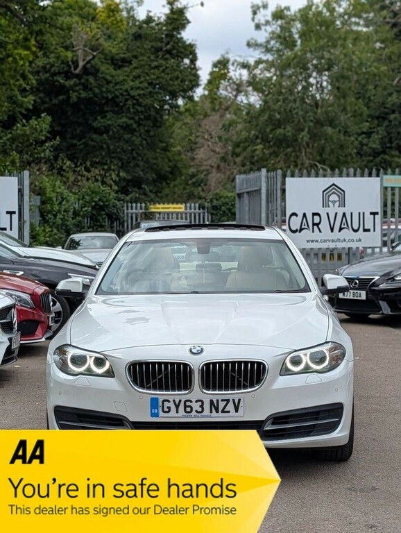 BMW 5 Series 2.0 520D Se Euro 6 Ss White #2