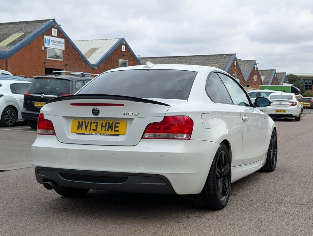 BMW 1 Series 2.0 118D M Sport Euro 5 Ss White #5