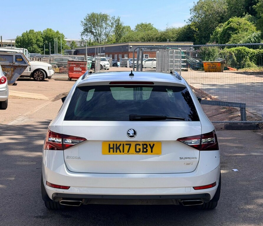 Skoda Superb Estate 2.0 Tsi Sportline Dsg 4Wd Euro 6 Ss HK17GBY White #5