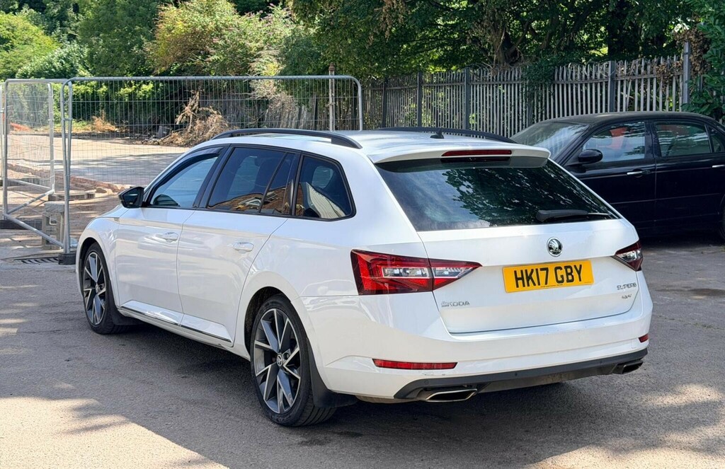 Skoda Superb 2.0 Tsi Sportline Dsg 4Wd Euro 6 Ss White #6