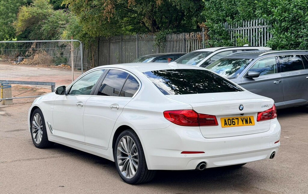 BMW 5 Series 3.0 530D Se Euro 6 Ss White #6