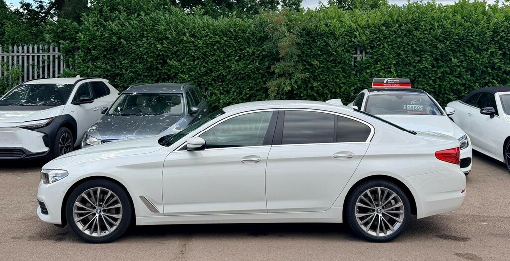 BMW 5 Series 3.0 530D Se Euro 6 Ss White #5