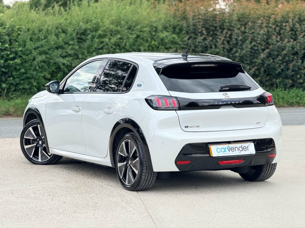 Peugeot e-208 Hatchback MF21FGM White #5