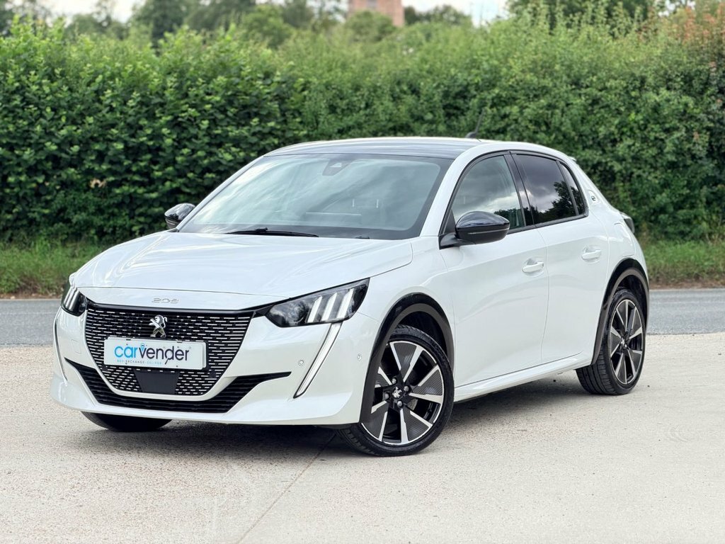 Peugeot e-208 Hatchback MF21FGM White #2