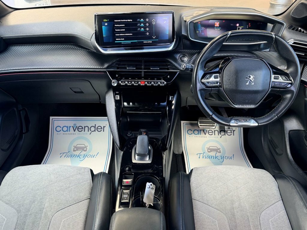 Peugeot e-208 Hatchback MF21FGM White #3
