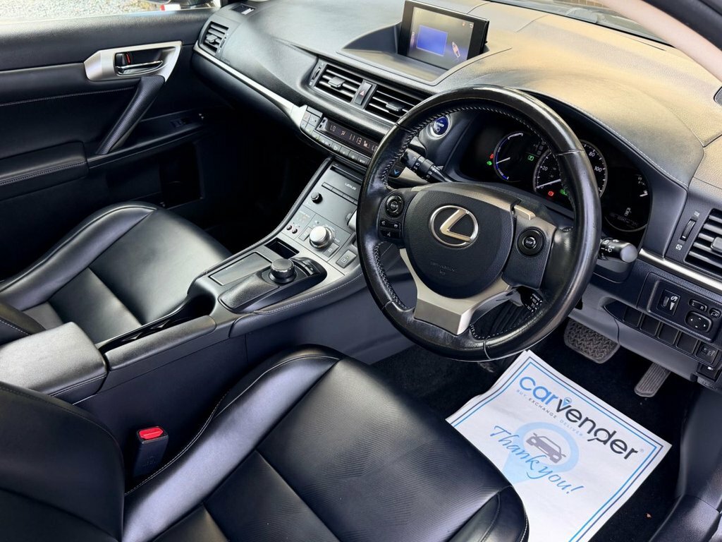Lexus CT 1.8 200H Sport Hatchback Hybrid Cvt Eur White #14