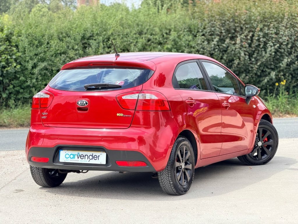 Kia RIO Hatchback Red #3