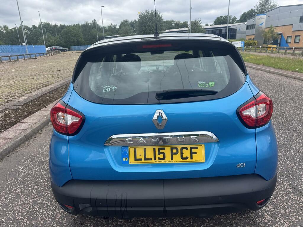 Renault Captur 1.5 Dynamique Medianav Dci 90 Stop Start 2015 LL15PCF Blue #5