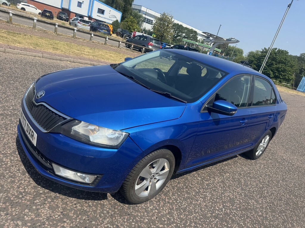 Skoda Rapid 1.6 Tdi Se 2017 Blue #2