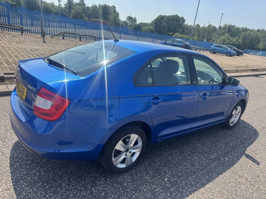 Skoda Rapid 1.6 Tdi Se 2017 Blue #6