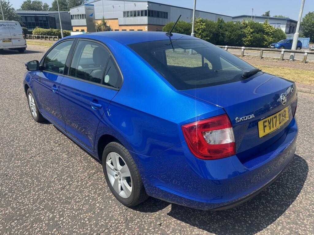 Skoda Rapid 1.6 Tdi Se 2017 Blue #4