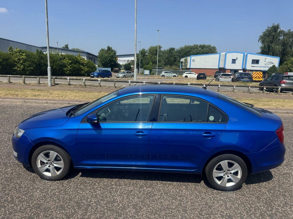 Skoda Rapid 1.6 Tdi Se 2017 Blue #3