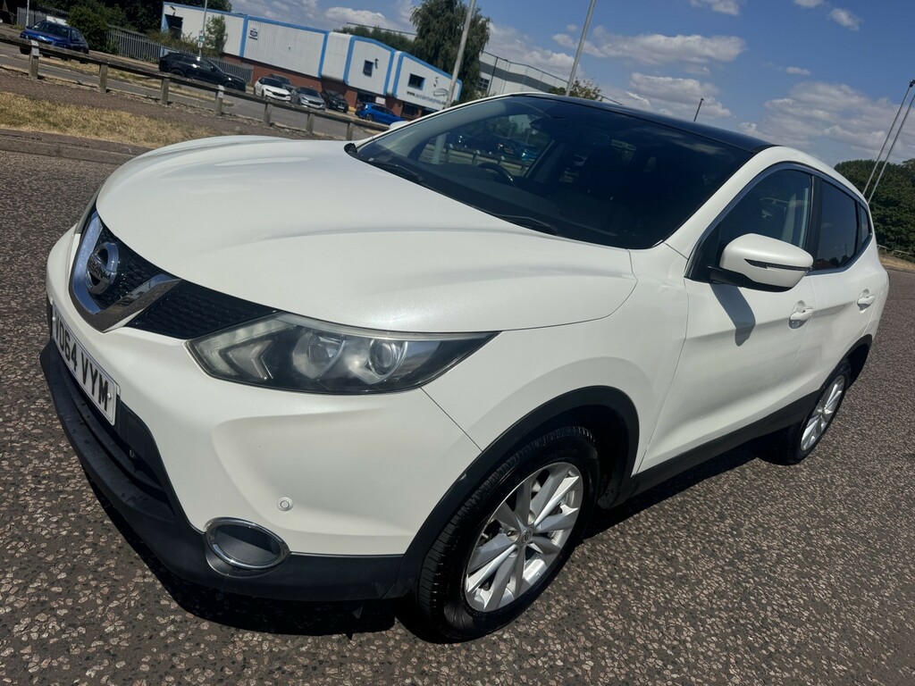Nissan Qashqai 1.5 Dci Acenta Premium 2014 VO64VYM White #2
