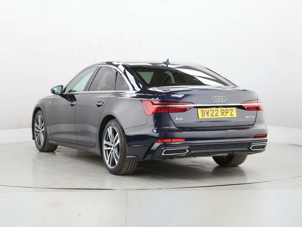 Audi A6 Saloon 2L S Line BV22RPZ Blue #6
