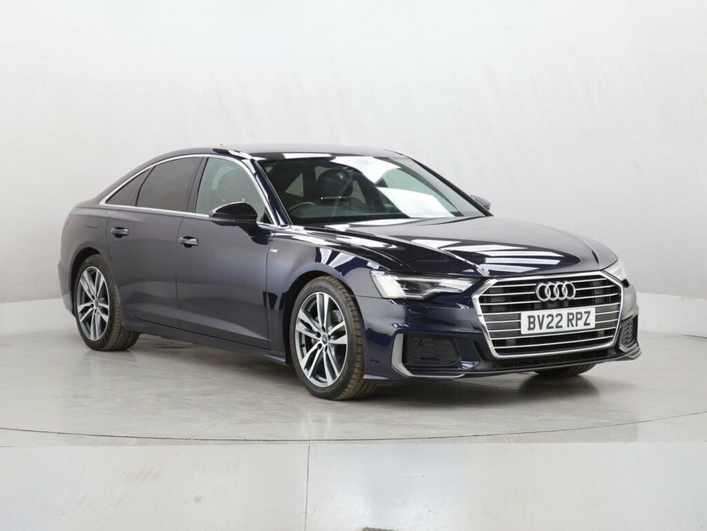 Audi A6 Saloon 2L S Line BV22RPZ Blue #2