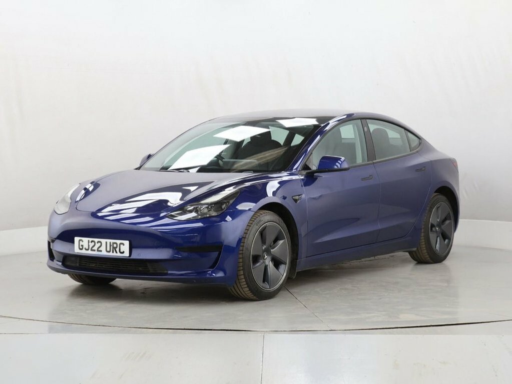 Tesla Model 3 Saloon GJ22URC Blue #4