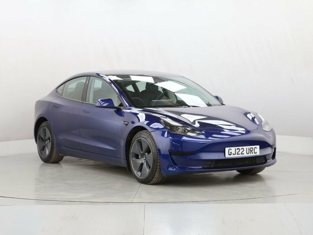 Tesla Model 3 Saloon GJ22URC Blue #2