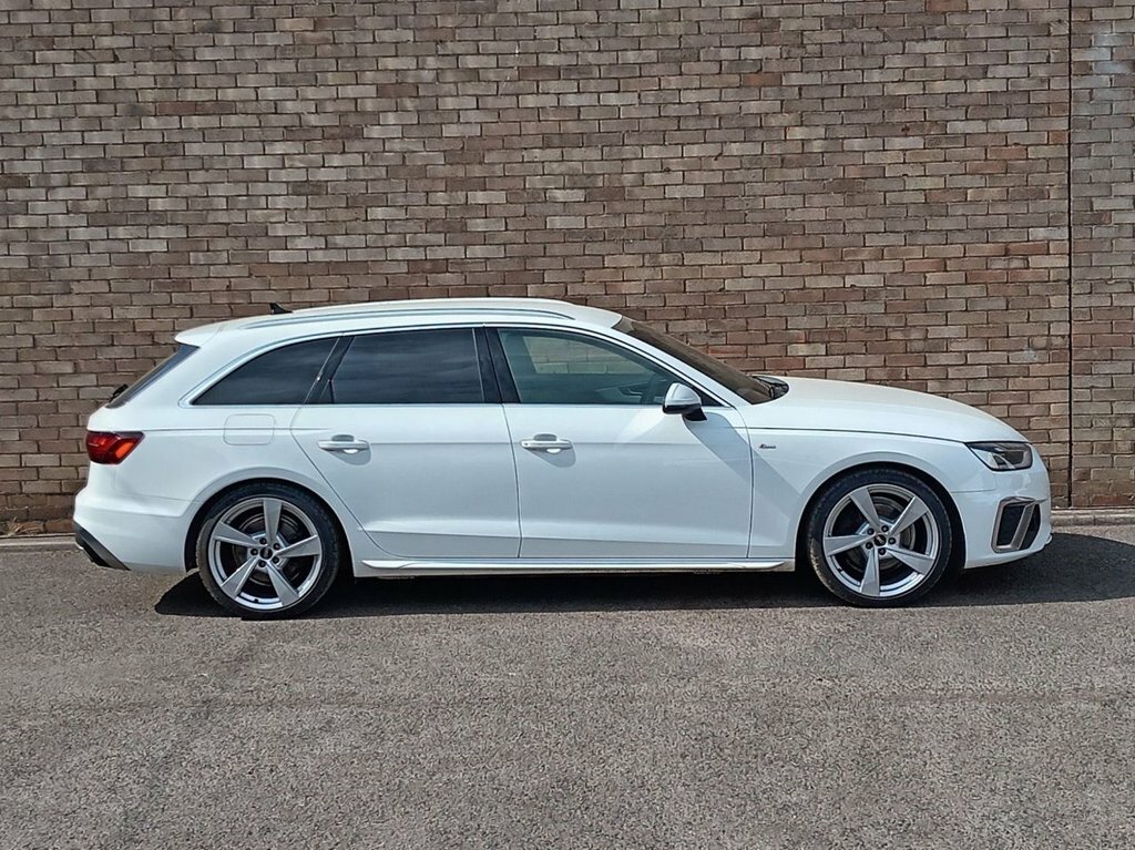 Audi A4 Avant 2L S Line YA23TVX White #3