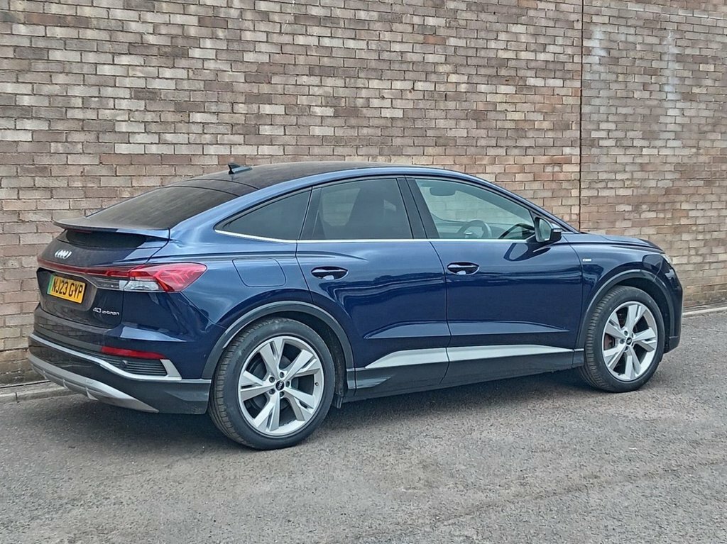 Audi Q4 E Tron Suv NJ23GYP Blue #3