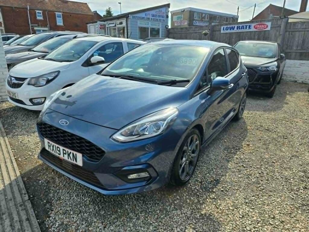 Ford Fiesta 1.0 Ecoboost St-line RX19PKN Blue #3